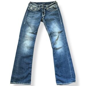 Vigoss Chelsea Women's Boot Cut Jeans in Deep Blue W30/L33
